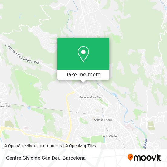 Centre Cívic de Can Deu map