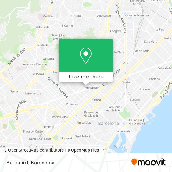 Barna Art map