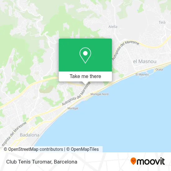 Club Tenis Turomar map
