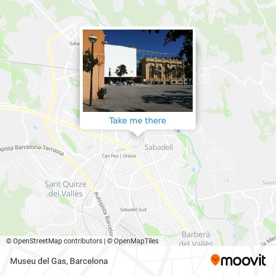 Museu del Gas map