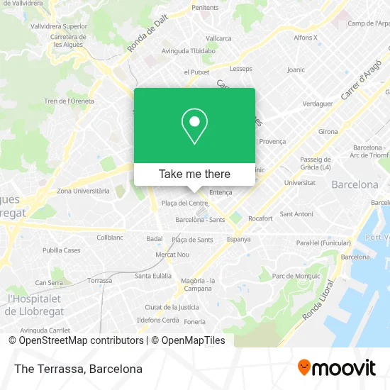 La Terrassa map