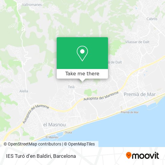 IES Turó d'en Baldiri map