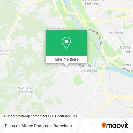 Plaça de Mercè Rodoreda map