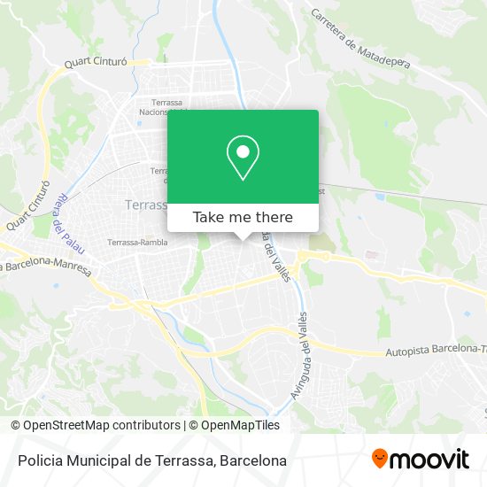 mapa Policia Municipal de Terrassa