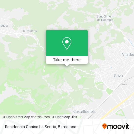 Residencia Canina La Sentiu map