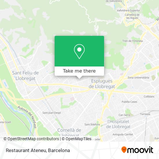 mapa Restaurant Ateneu