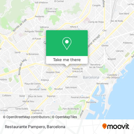 Restaurante Pampero map