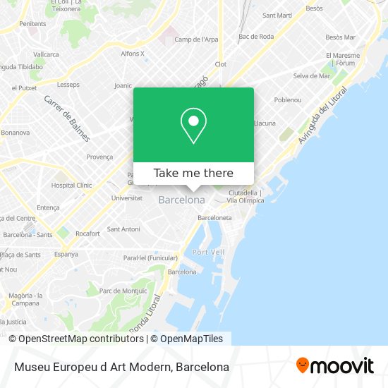 Museu Europeu d Art Modern map