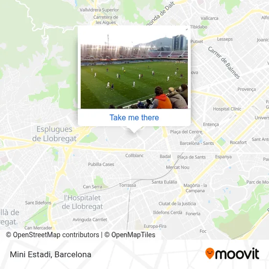 Mini Estadi map