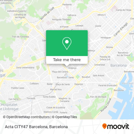 Acta CITY47 Barcelona map