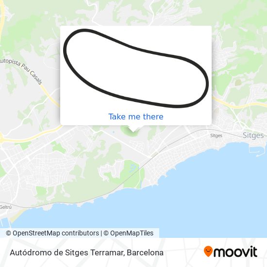 Autódromo de Sitges Terramar map