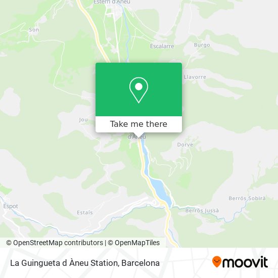 La Guingueta d Àneu Station map