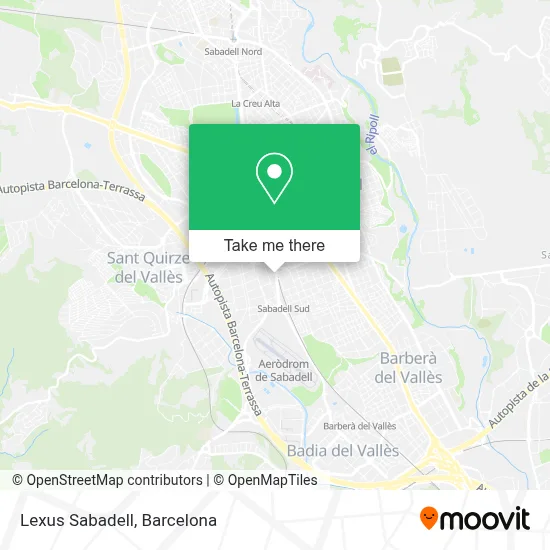 Lexus Sabadell map