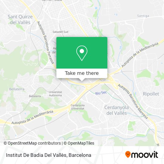 Institut De Badia Del Vallès map