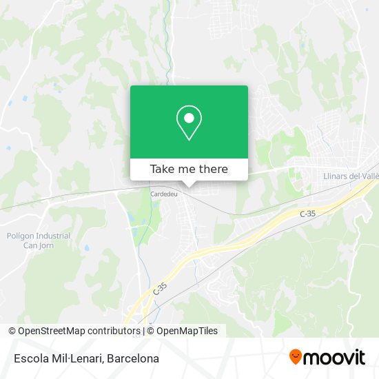 Escola Mil·Lenari map