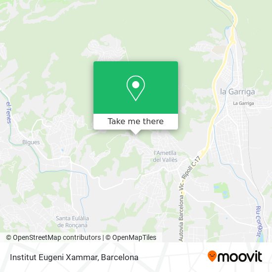 Institut Eugeni Xammar map