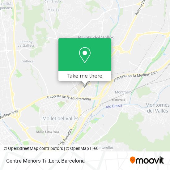 Centre Menors Til.Lers map