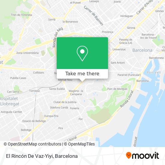 El Rincón De Vaz-Yiyi map