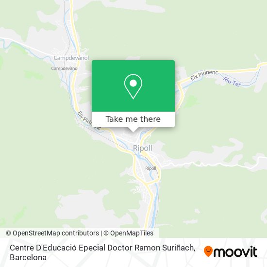 Centre D'Educació Epecial Doctor Ramon Suriñach map