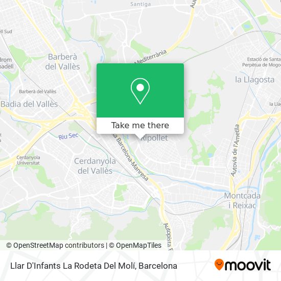 Llar D'Infants La Rodeta Del Molí map