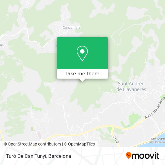 Turó De Can Tunyí map