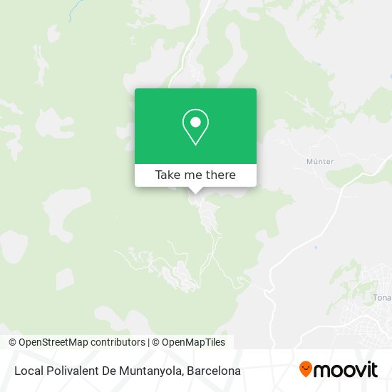 Local Polivalent De Muntanyola map
