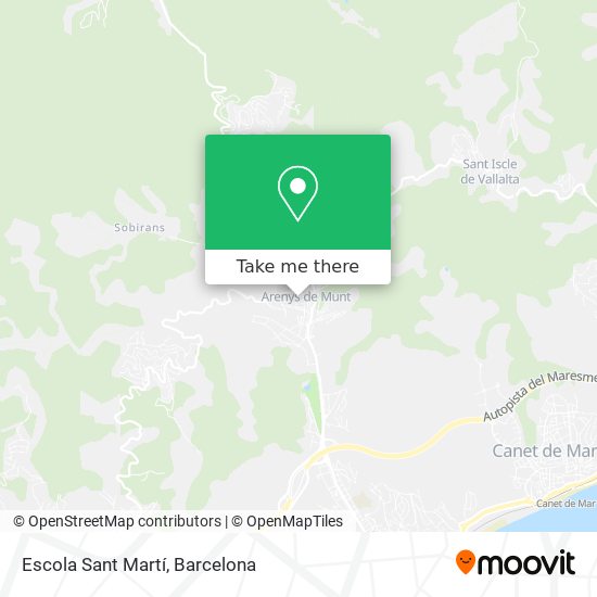 Escola Sant Martí map