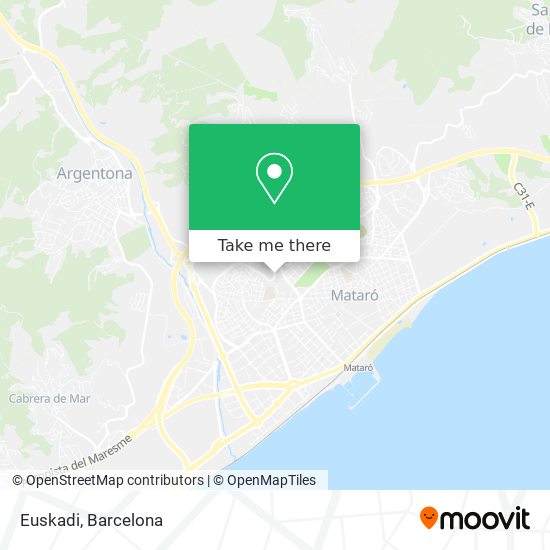 Euskadi map