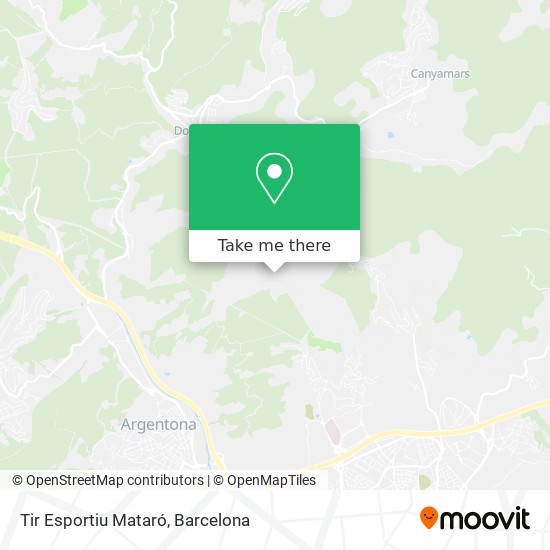 Tir Esportiu Mataró map