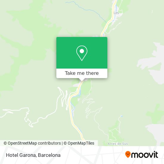 Hotel Garona map