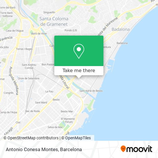 Antonio Conesa Montes map