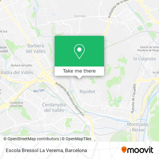 Escola Bressol La Verema map