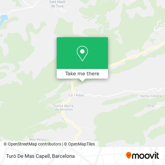 Turó De Mas Capell map
