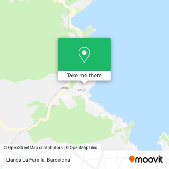 Llançà La Farella map