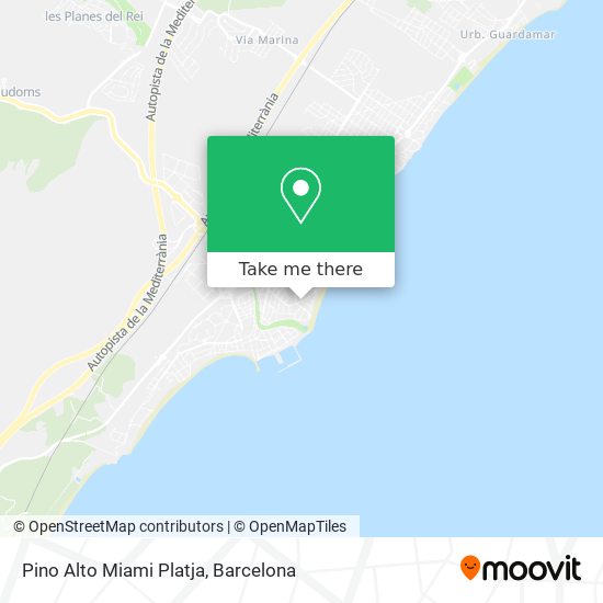 Pino Alto Miami Platja map