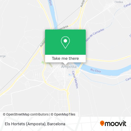 Els Hortets (Amposta) map