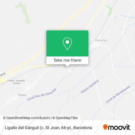 Ligallo del Gànguil map