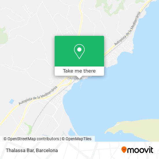 Thalassa Bar map