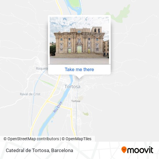 mapa Catedral de Tortosa