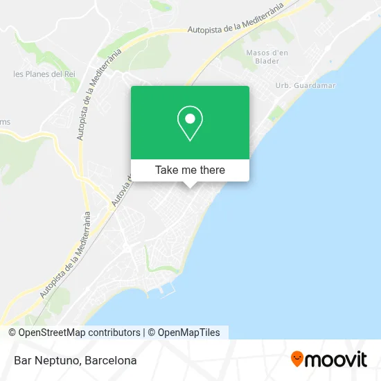 Bar Neptuno map