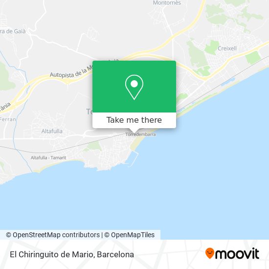 El Chiringuito de Mario map