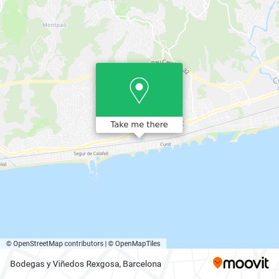 Bodegas y Viñedos Rexgosa map