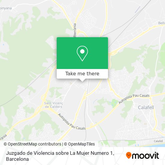 Juzgado de Violencia sobre La Mujer Numero 1 map