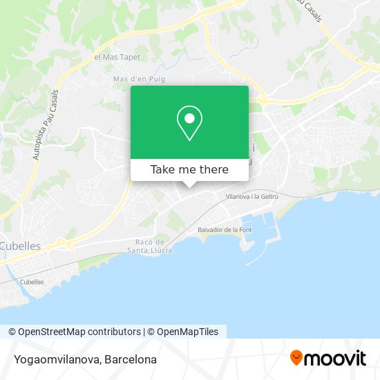 Yogaomvilanova map