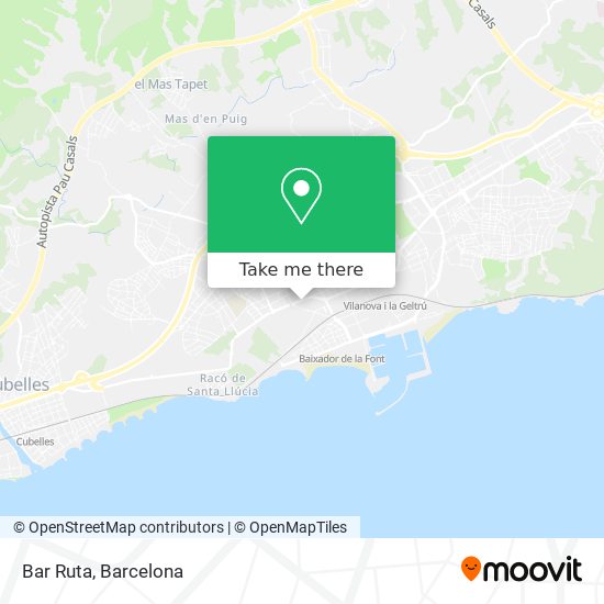 Bar Ruta map