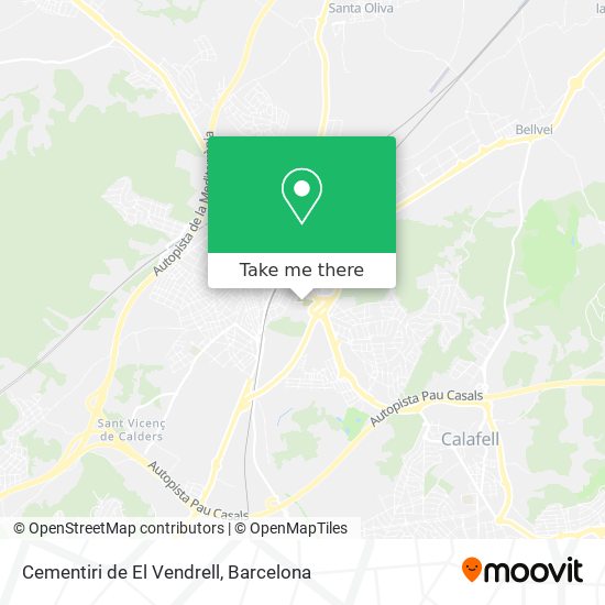 Cementiri de El Vendrell map