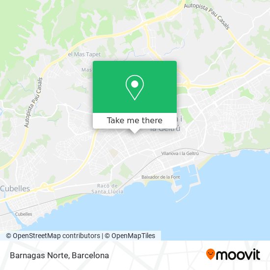 mapa Barnagas Norte