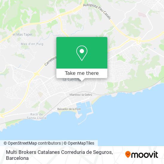 Multi Brokers Catalanes Correduria de Seguros map