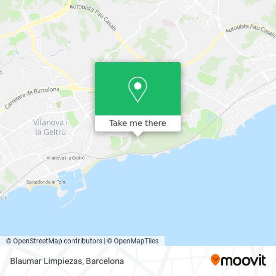 Blaumar Limpiezas map