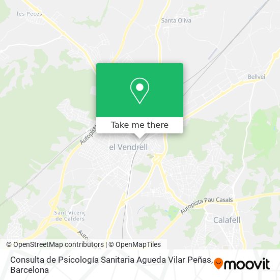 Consulta de Psicología Sanitaria Agueda Vilar Peñas map